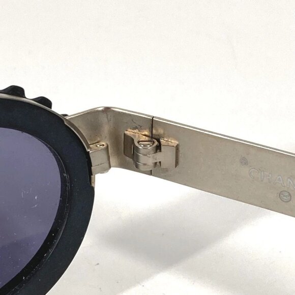 CHANEL 10506 90405 vintage 31 RUE CAMBON Camera Lens Oval Wave sunglasses - Picture 8 of 15